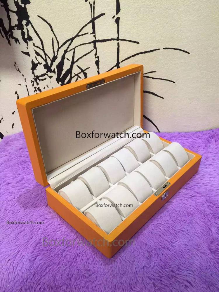 High Quality OEM Watch Box Dividers for 12 Watches - Orange Box